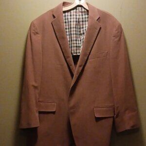 Hart Schaeffner Max Brown 44R Blazer DRY CLEAN ONLY
